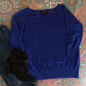 August Silk Royal Blue Sweater